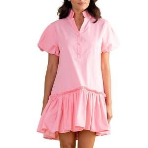 NEW S'EDGE gia pleated dress in peony